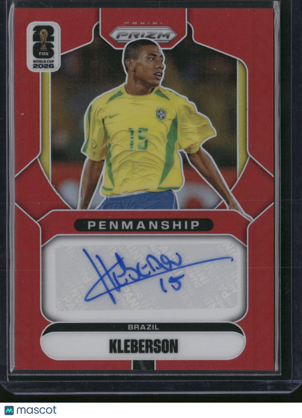 Kleberson 2026 Panini Prizm FIFA World Cup #P-K Red /49