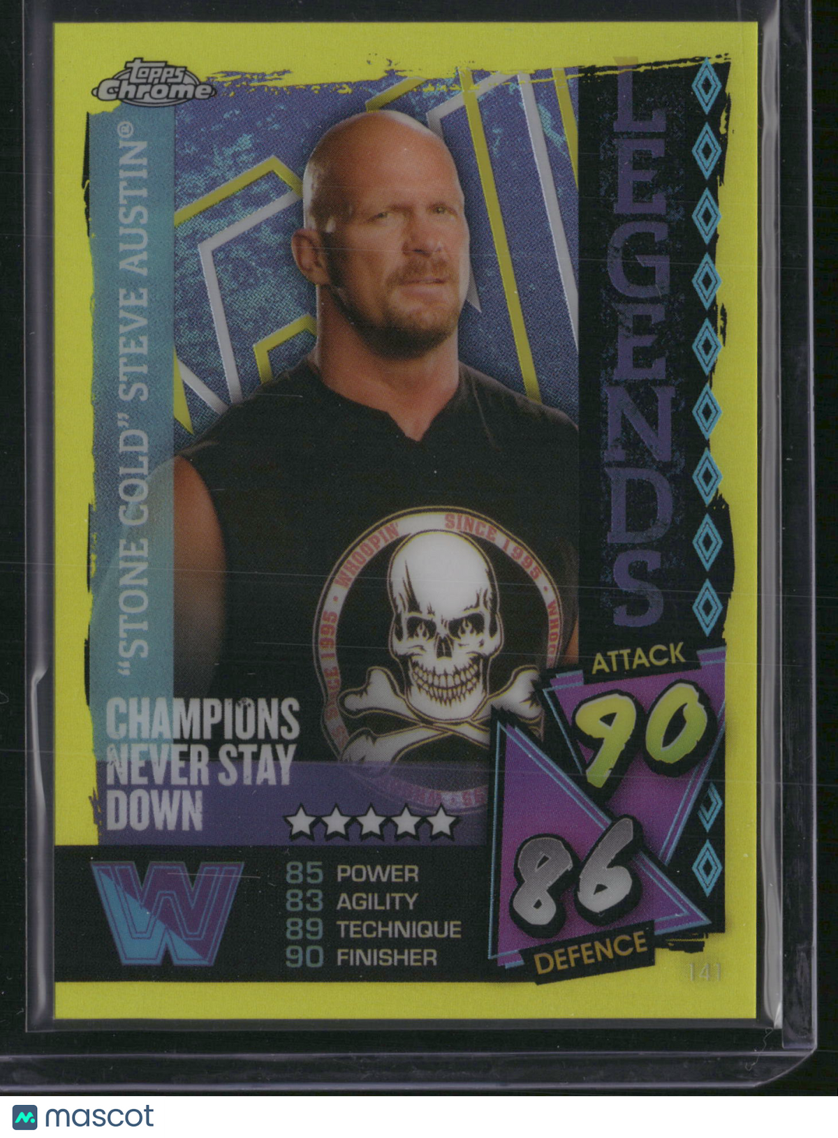 2021 Topps Slam Attax "Stone Cold" Steve Austin Chrome