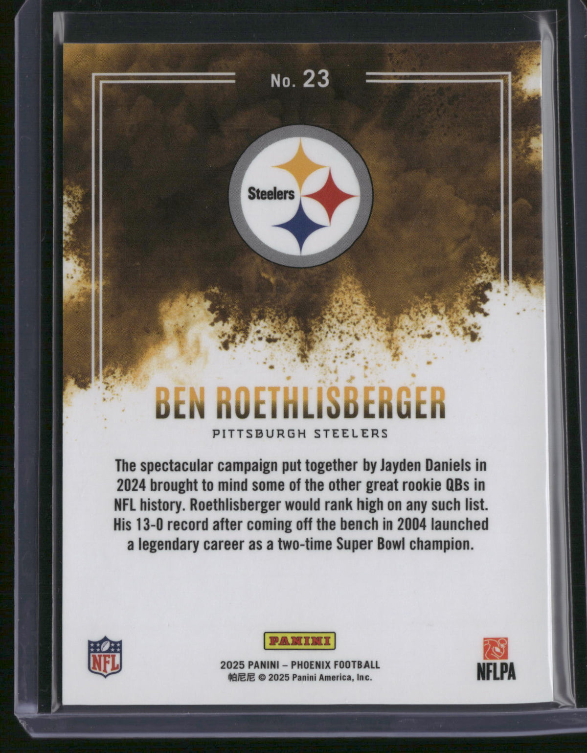 Ben Roethlisberger 2025 Panini Phoenix Football #23