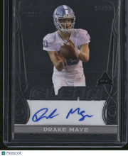 Drake Maye 2023 Leaf Ultimate Draft Clear #CA-DM1 /99