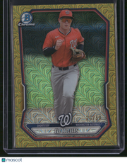 Eli Willits 2026 Bowman Chrome #BCP-95 Yellow Mojo Refractor