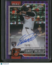 Samuel Basallo 2026 Topps Chrome #RA-SB Purple /75