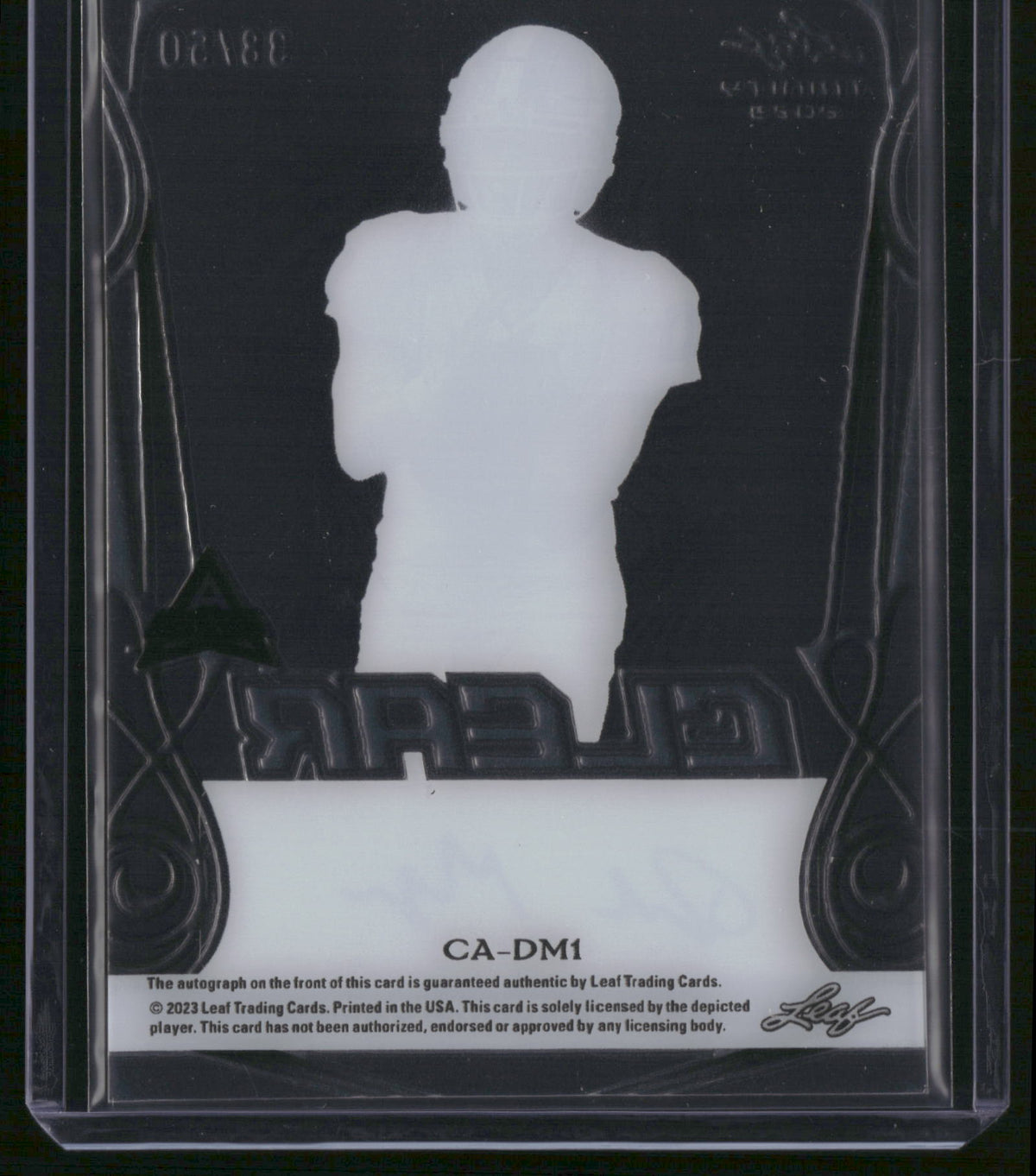 Drake Maye 2023 Leaf Clear #CA-DM1 /50