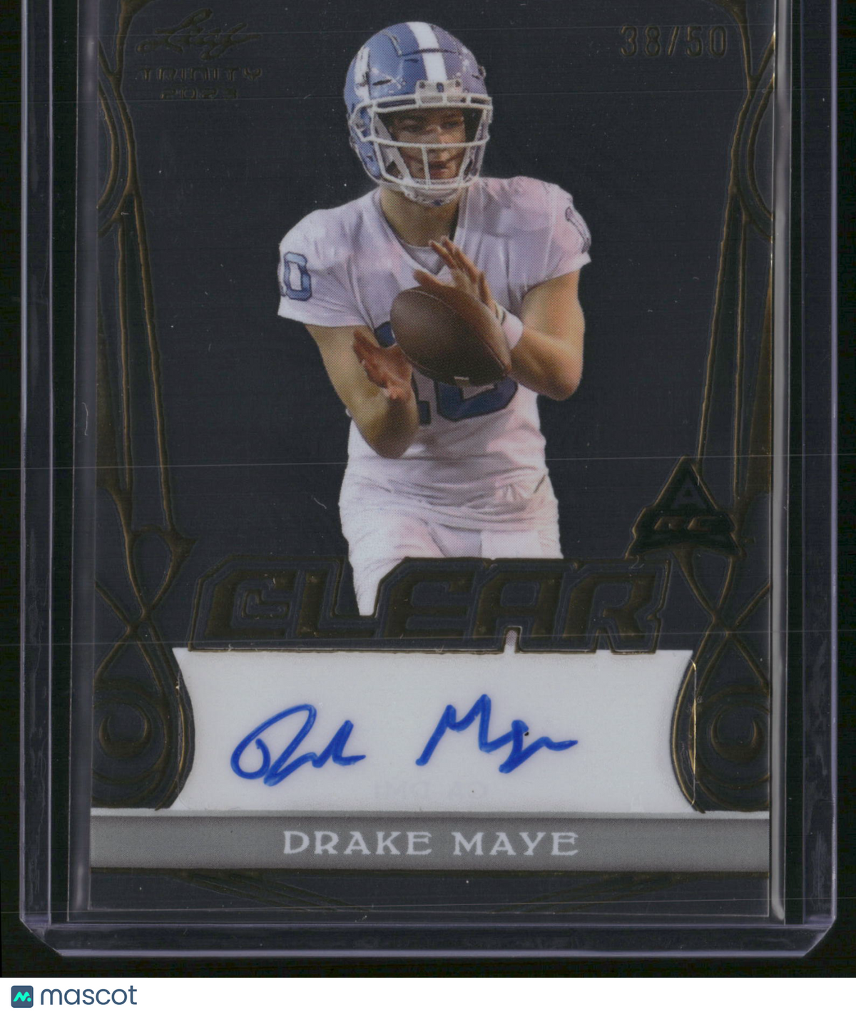 Drake Maye 2023 Leaf Clear #CA-DM1 /50