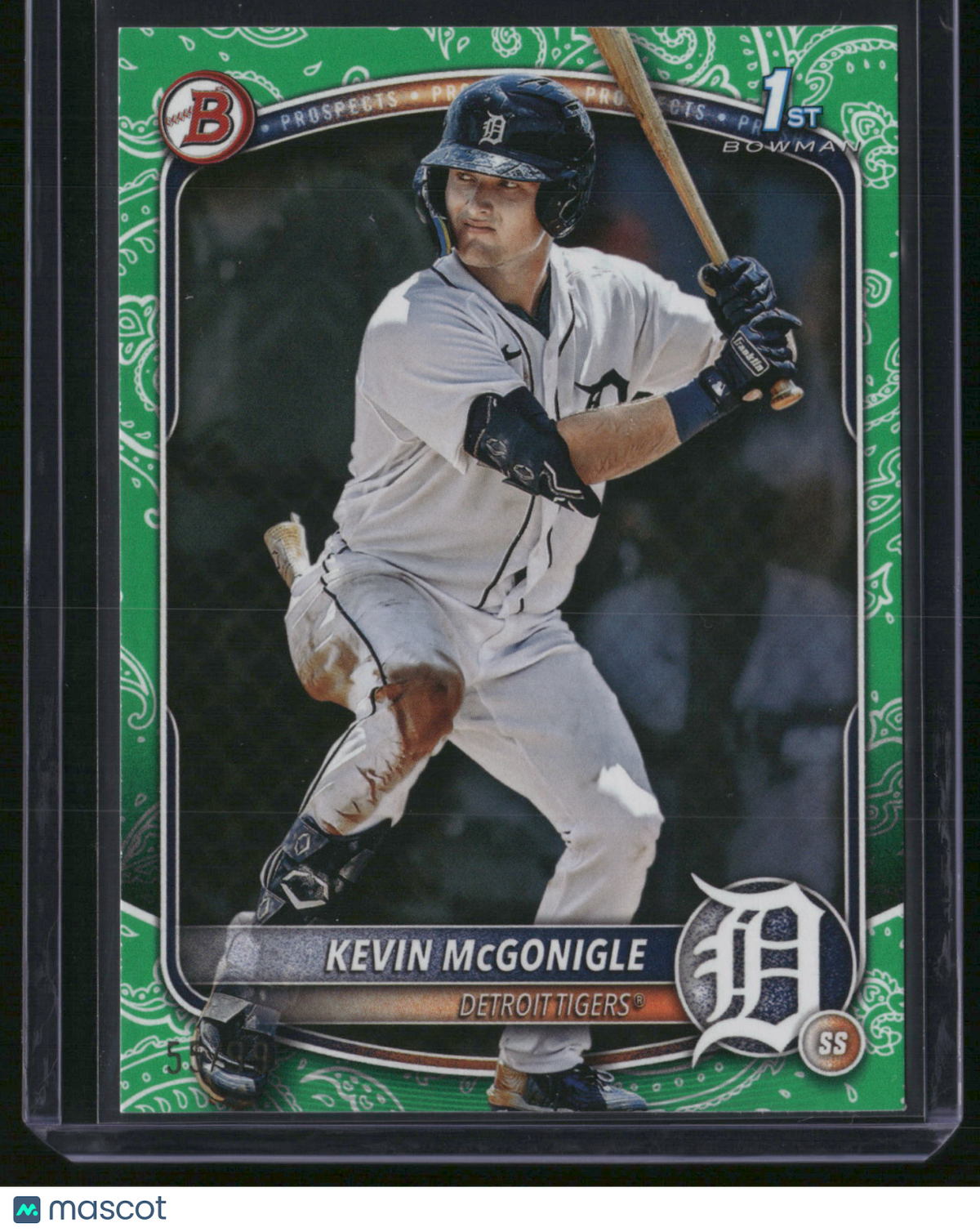 Kevin McGonigle 2025 Bowman #BP-79 Green Paisley
