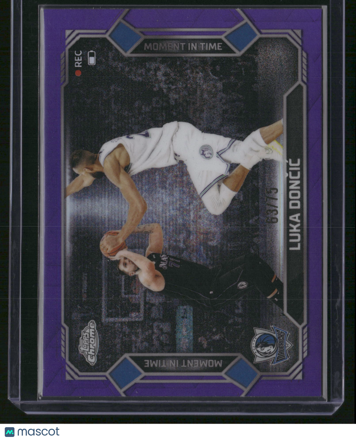 Luka Dončić 2026 Topps Chrome Moment in Time #MT-1 Purple /75