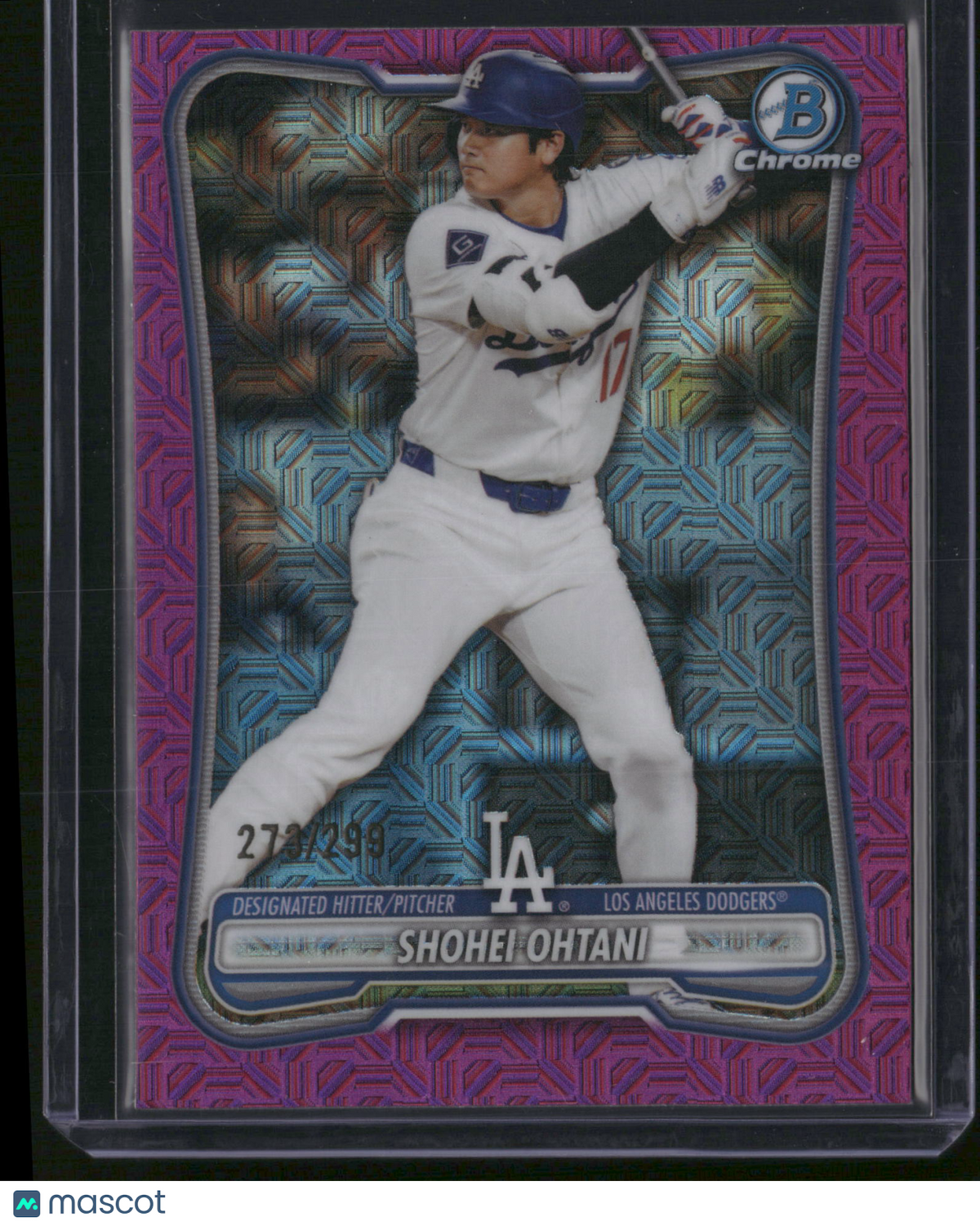 Shohei Ohtani 2026 Bowman Chrome #52 Pink Mojo Refractor /299