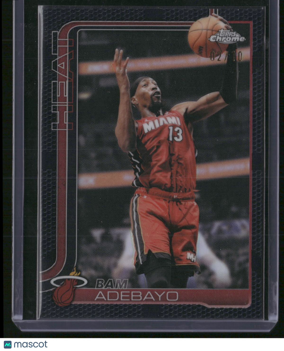 Bam Adebayo 2026 Topps Chrome #35 Black /10