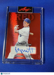 George Brett 2024 Leaf Electrum Red /5