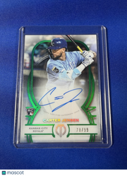 Carter Jensen 2026 Topps Tribute #TA-CJ Green /99 RC