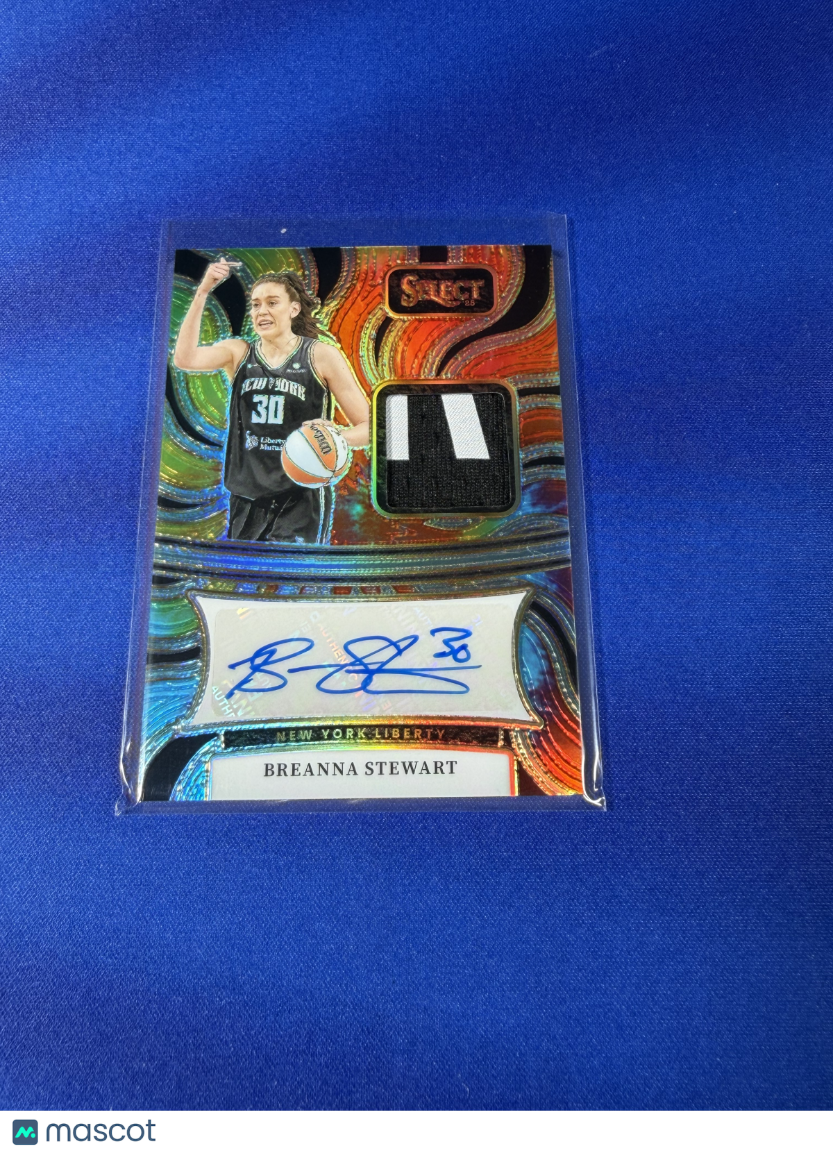 Breanna Stewart 2025 Panini Select WNBA #AM-BST /25 Autograph Patch Memorabilia