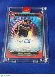 Matt Olson 2024 Topps Inception #CPA-MO Charged Particles Autograph /50