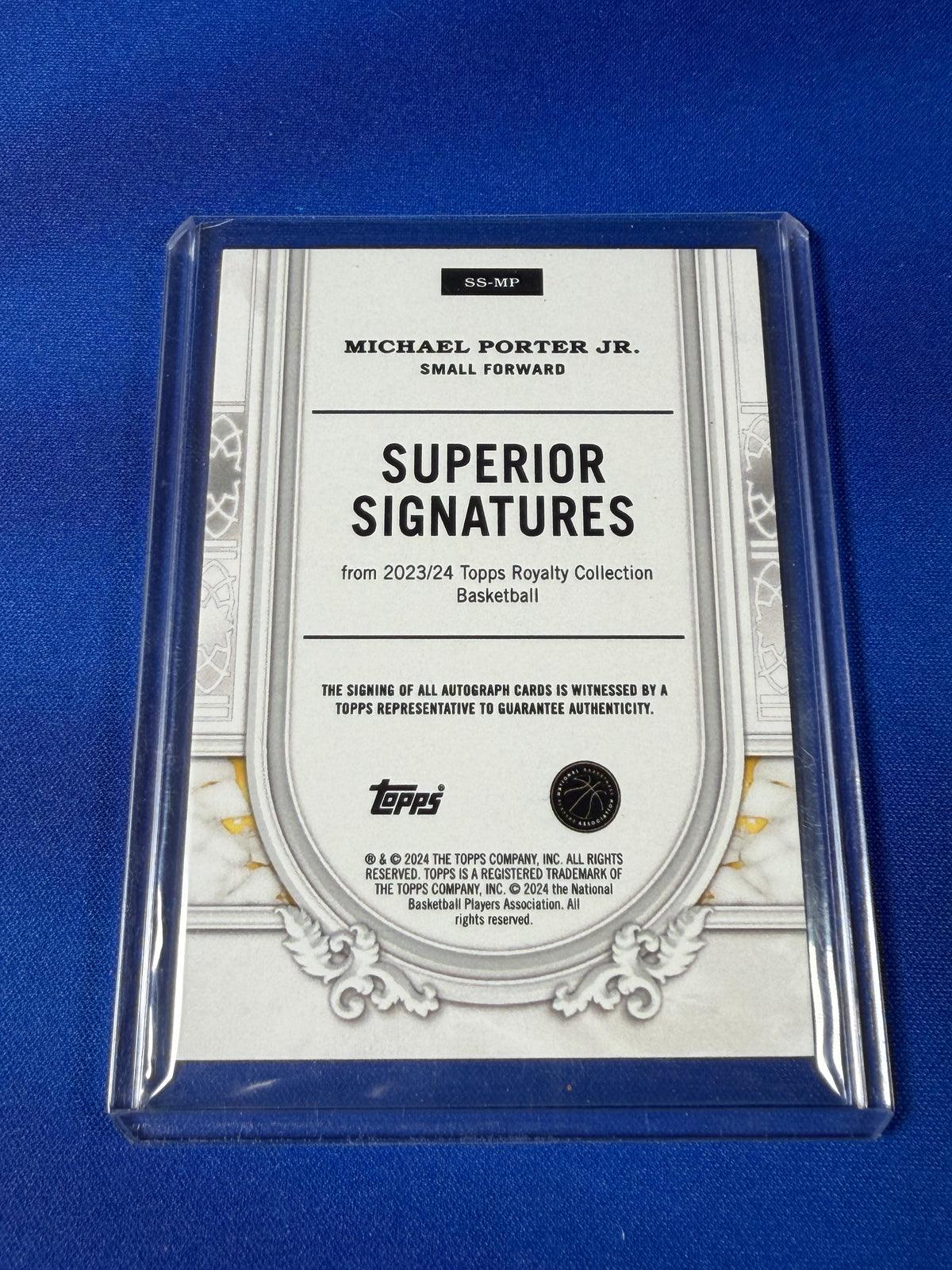 Michael Porter Jr. 2024 Topps Royalty Collection #SS-MP /10