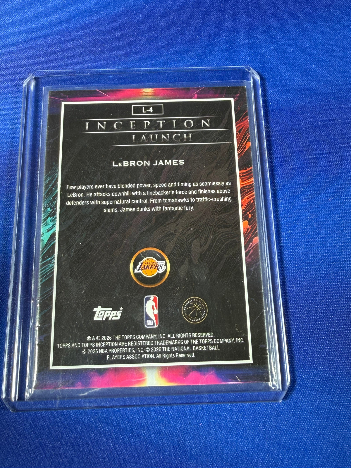 LeBron James 2026 Topps Inception Launch #L-4