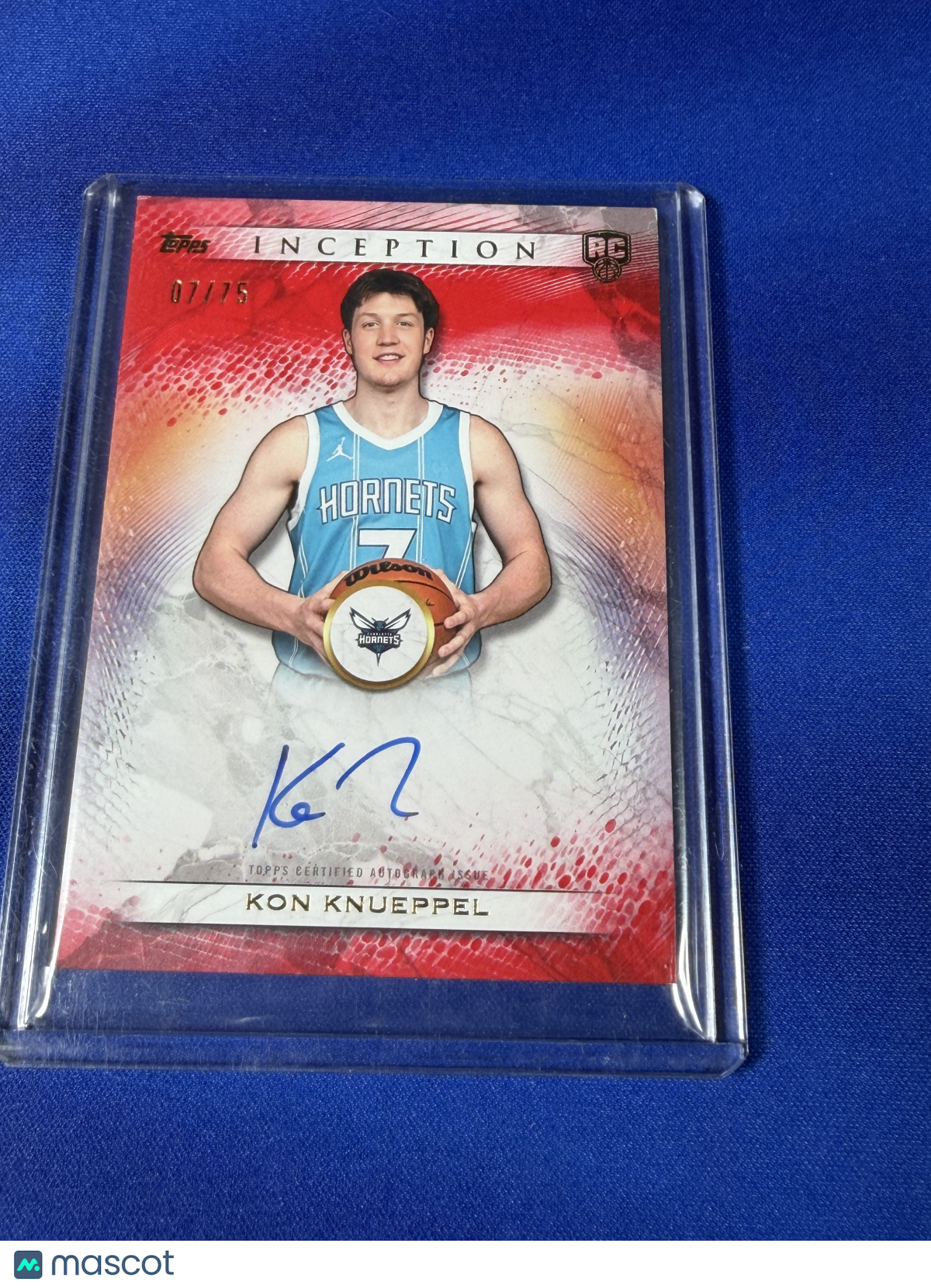 Kon Knueppel 2026 Topps Inception #RA-KK Red