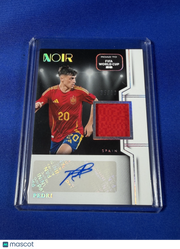 Pedri 2025 Panini Noir Road to FIFA World Cup 2026 #AC-P /10 Patch Single-Patch Memorabilia