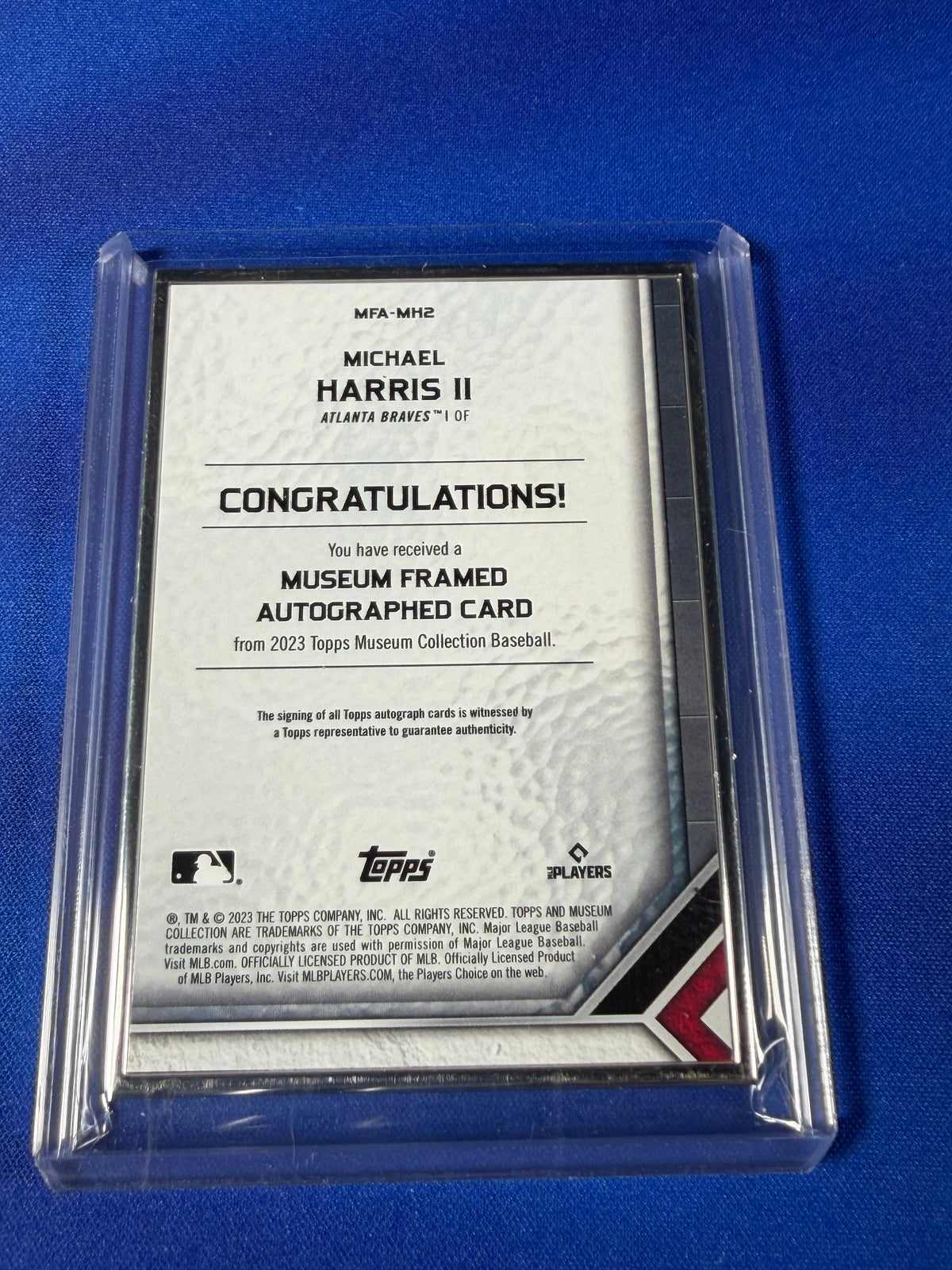 Michael Harris II 2023 Topps Museum Collection #MFA-MH2 /15 RC