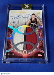 Kasparas Jakucionis 2026 Topps 3 Basketball #RAP-KJ Player-Worn Memorabilia Patch RC