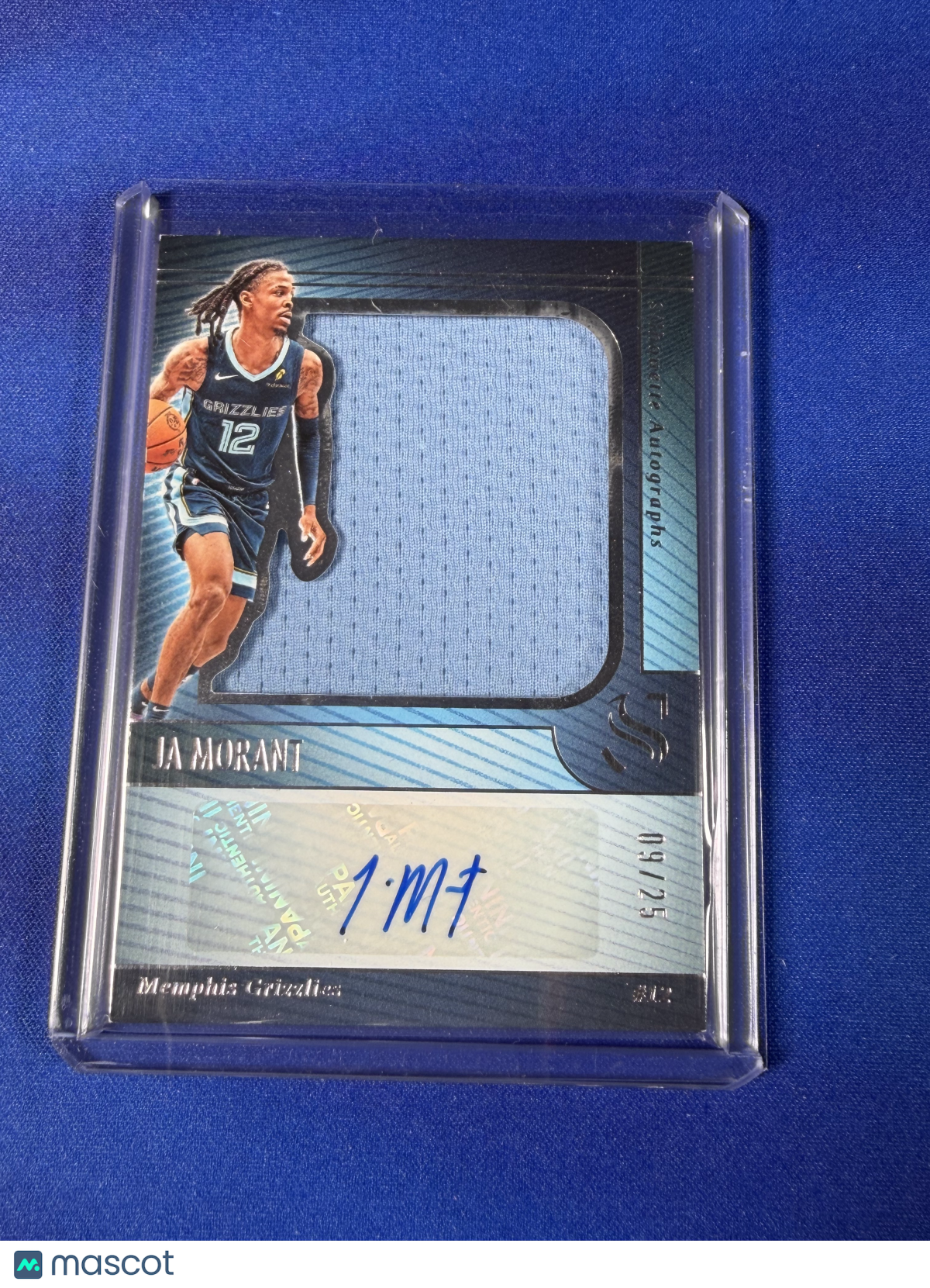 Ja Morant 2025 Panini Silhouette Basketball #SIL-JAM /25 Patch Memorabilia