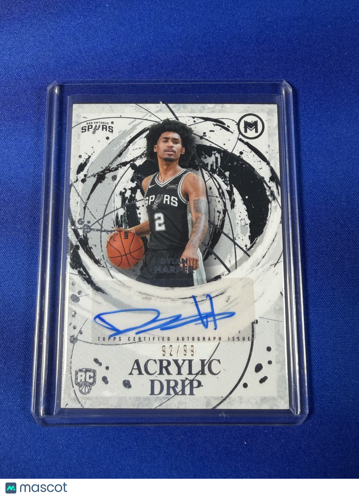 Dylan Harper 2026 Topps Motif Acrylic Drip #ADA-DHA /99 RC