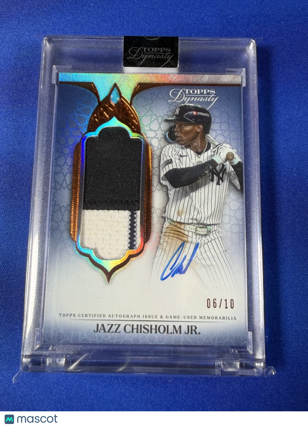 Jazz Chisholm Jr. 2025 Topps Dynasty #DAPB-JCH1 /10 Autograph Patch Memorabilia