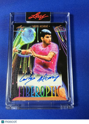 Carlos Alcaraz 2023 Leaf Art of Sport Fiberoptic #F-CA1 /10