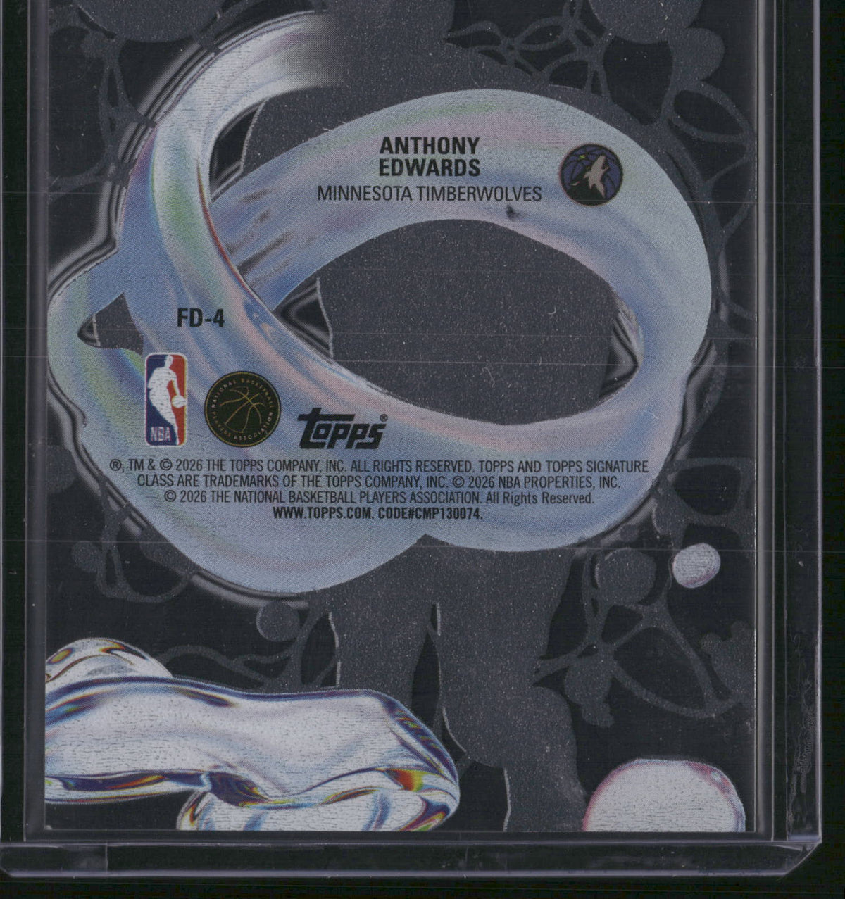 Anthony Edwards 2026 Topps Chrome Basketball #FD-4
