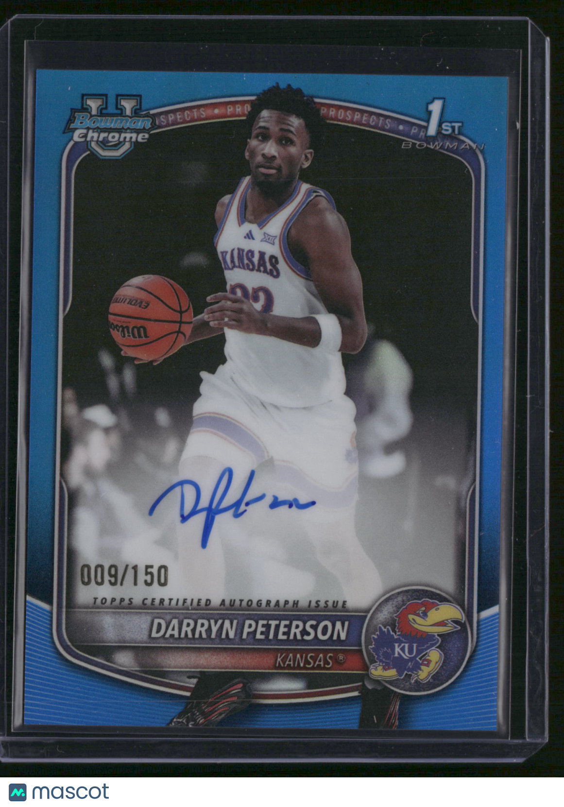 Darryn Peterson 2025 Bowman Chrome University #CPA-DP Blue Refractor /150