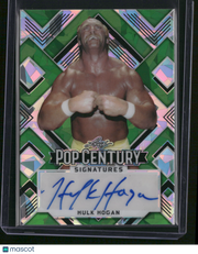 Hulk Hogan 2022 Leaf Pop Century #BA-HH2 Green Crystals /3