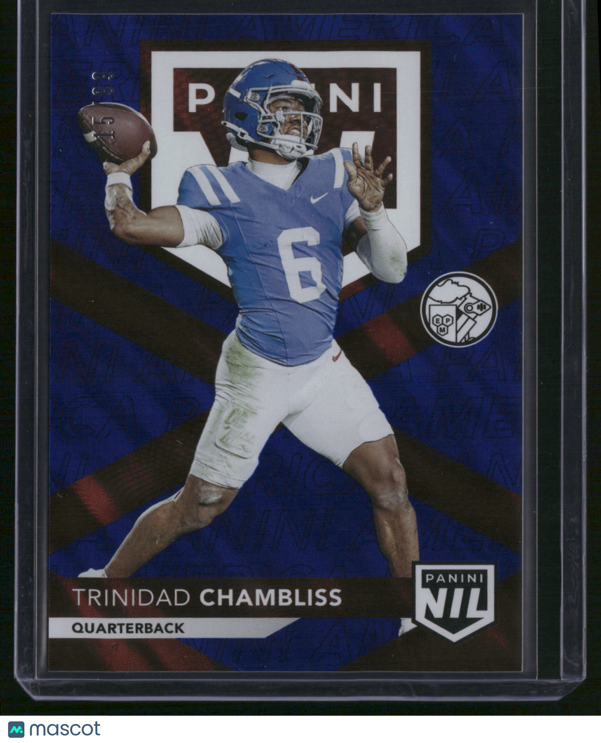 Trinidad Chambliss 2026 Panini The National Panini NIL #NIL22 Blue /00