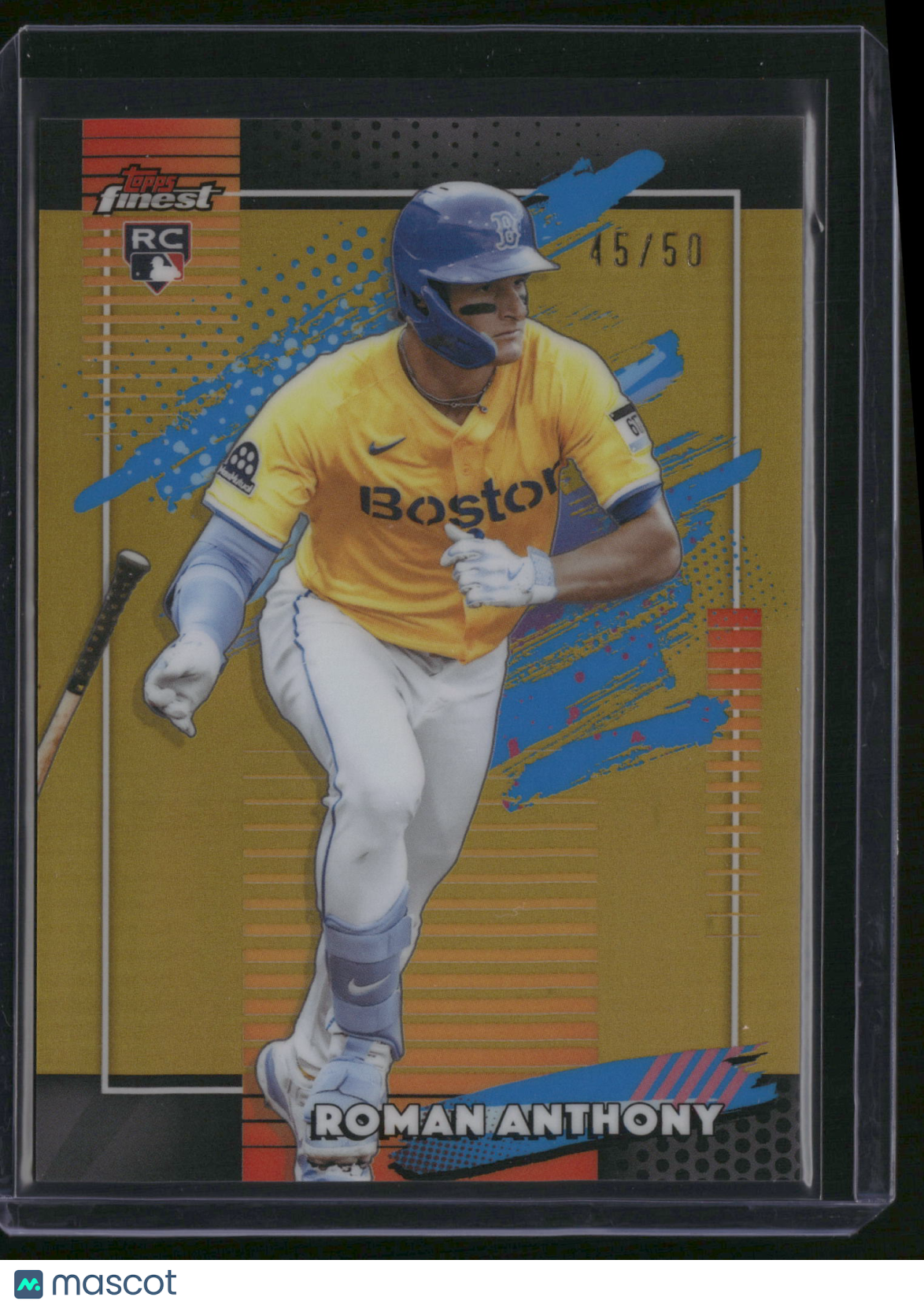Roman Anthony 2026 Topps Finest #105 Gold Refractor /50 RC