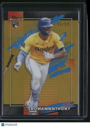 Roman Anthony 2026 Topps Finest #105 Gold Refractor /50 RC