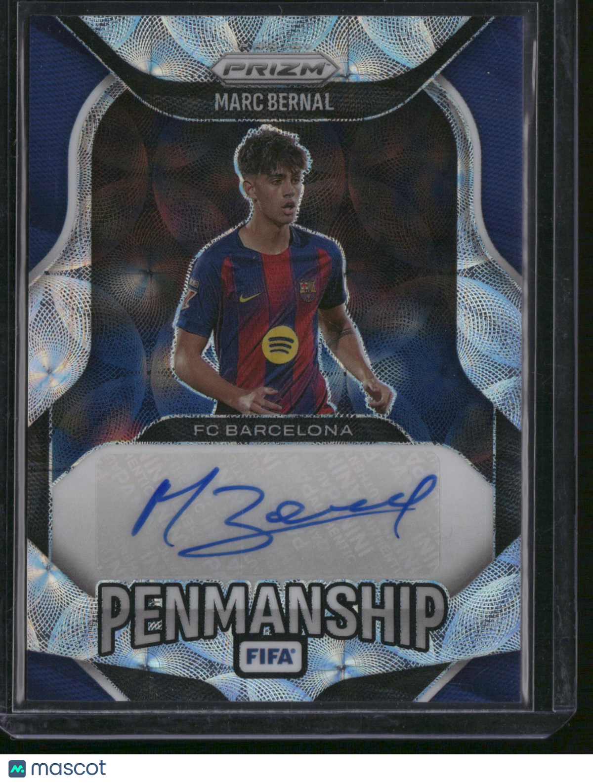 Marc Bernal 2025 Panini Prizm FIFA Soccer #P-MB Choice Scope Auto