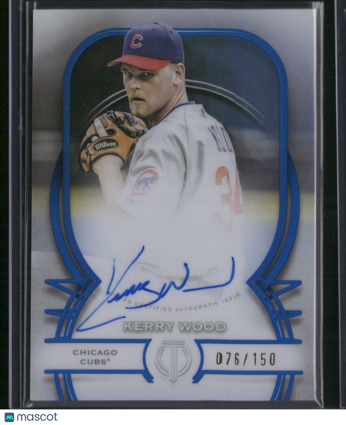 Kerry Wood 2026 Topps Tribute #TA-KW Blue /150 Auto