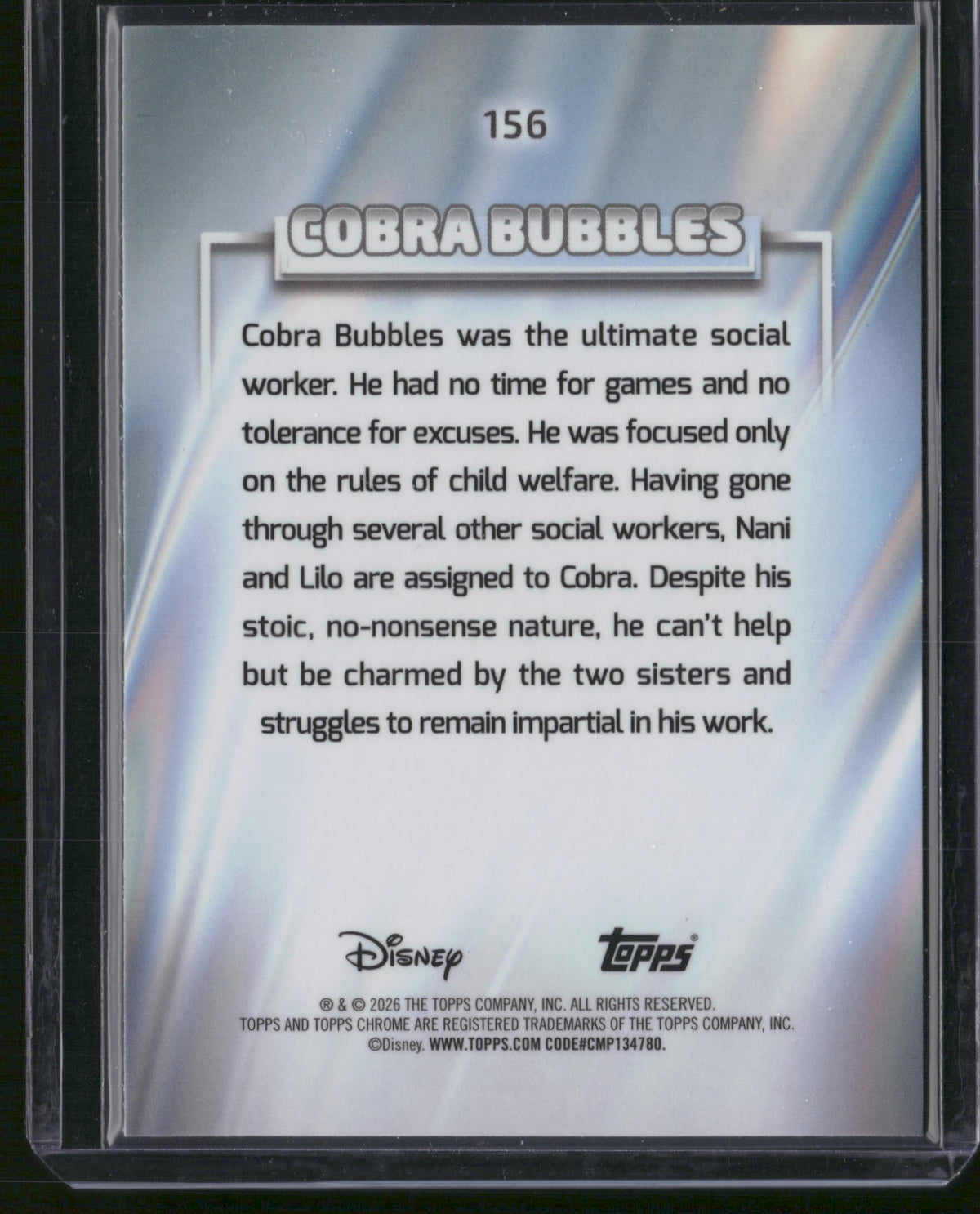 2026 Topps Chrome Disney 178/199 #156