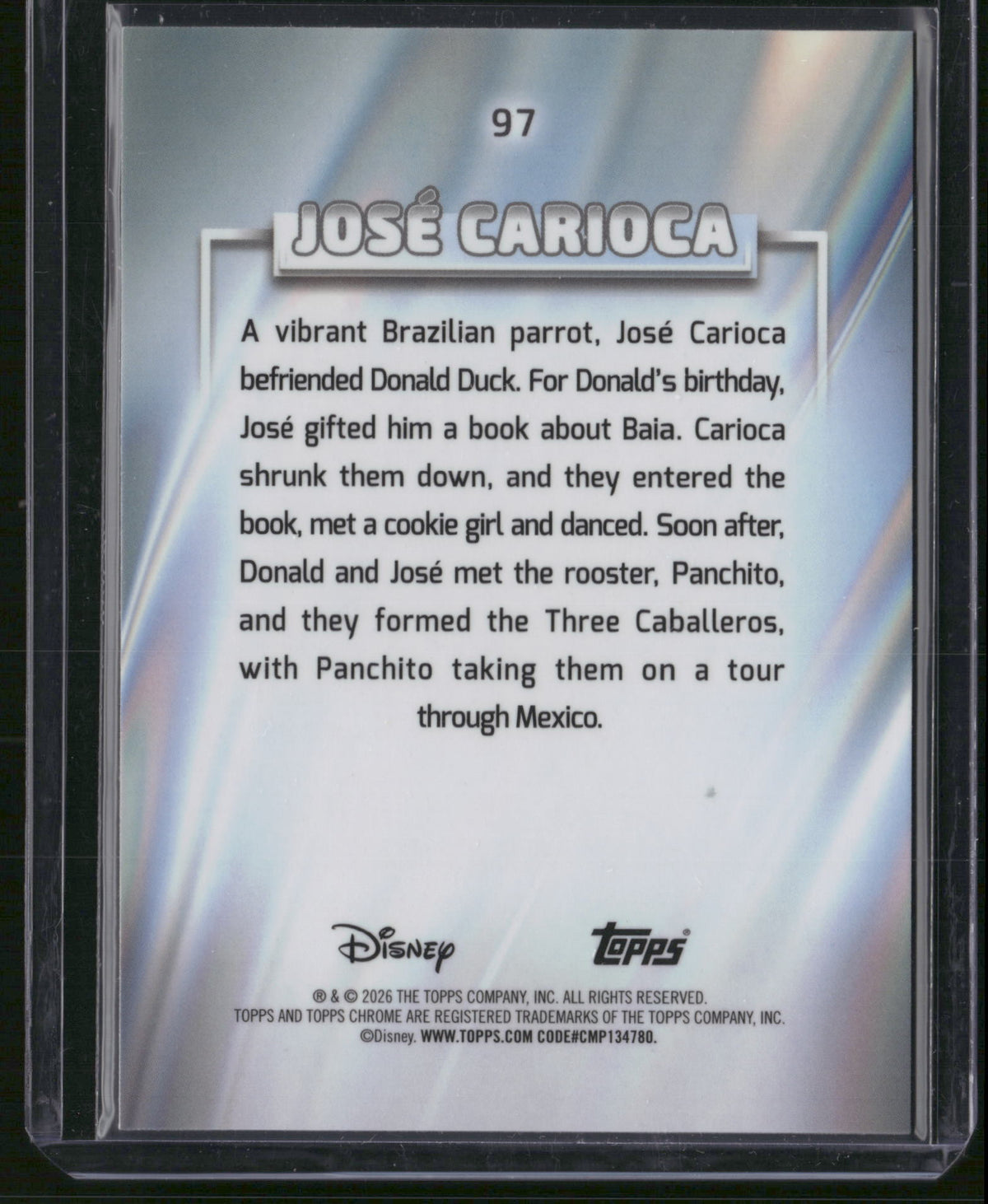 2026 Topps Chrome Disney 026/150 #97