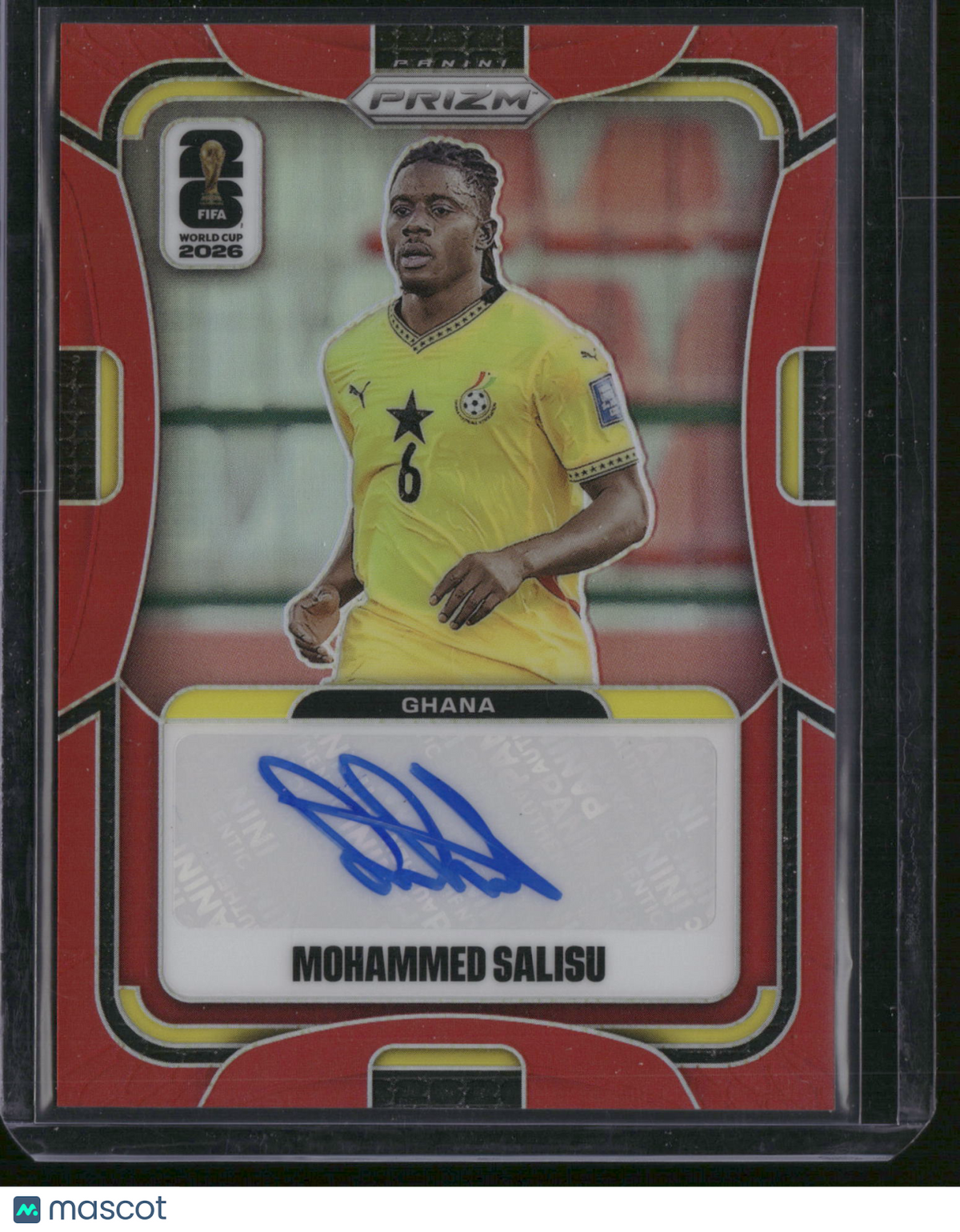 Mohammed Salisu 2026 Panini Prizm FIFA World Cup 2026 Soccer #S-MS Red /49