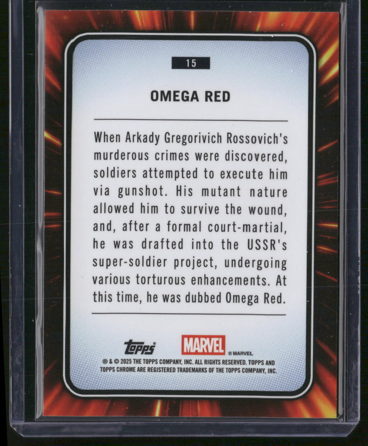 2025 Topps Chrome Marvel #15