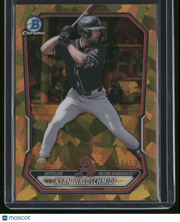 Ryan Waldschmidt 2025 Bowman Chrome #BCP-39 Gold Sapphire Refractor /50