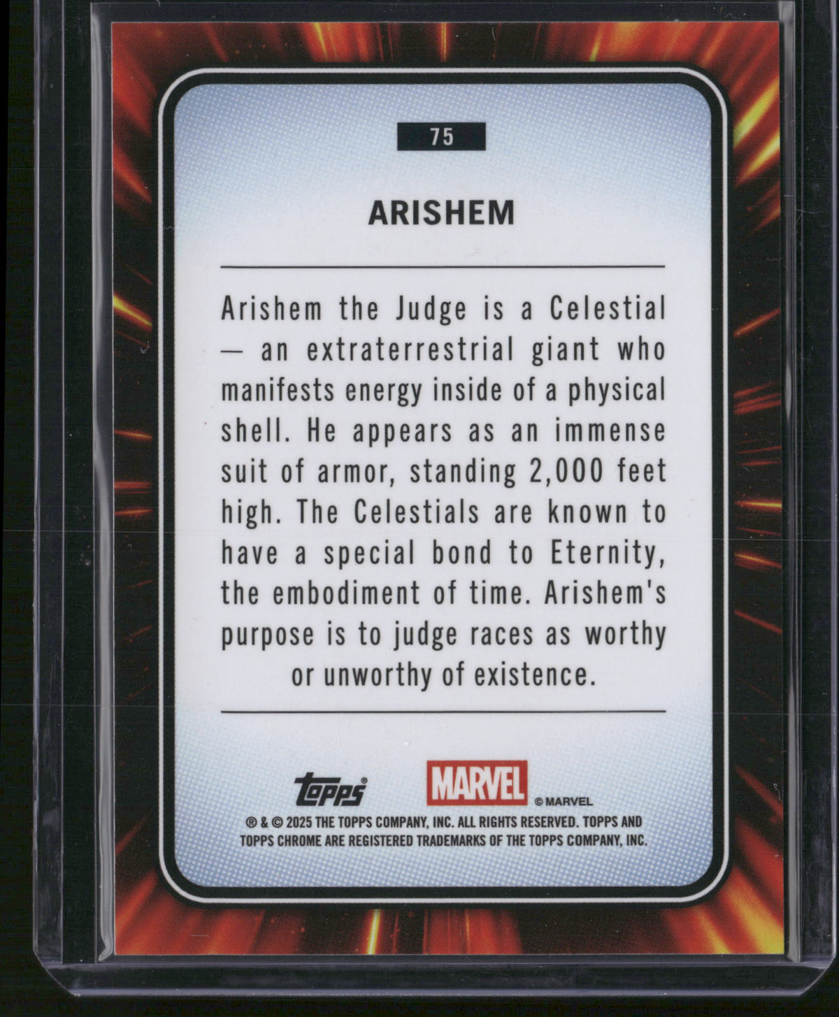 2025 Topps Chrome Marvel 54/99 #75