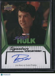 2024 Upper Deck Marvel Studios Series 1 Jon Bass Insert Autograph #SS-JB