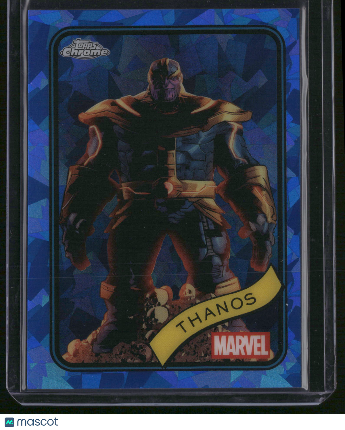2025 Topps Chrome Marvel Sapphire Thanos #158