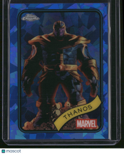 2025 Topps Chrome Marvel Sapphire Thanos #158