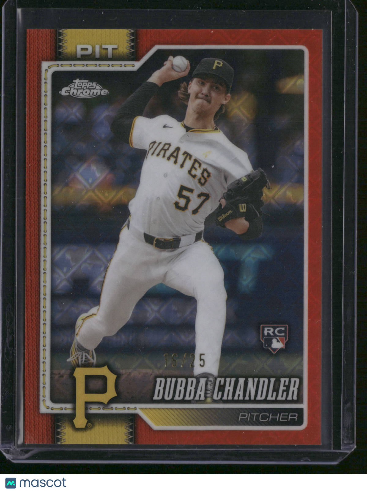 Bubba Chandler 2026 Topps Chrome #93 Red /25 RC