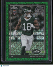 Kenyon Sadiq 2026 Topps Chrome #91TRC-38 Green Mojo Refractor /99 RC