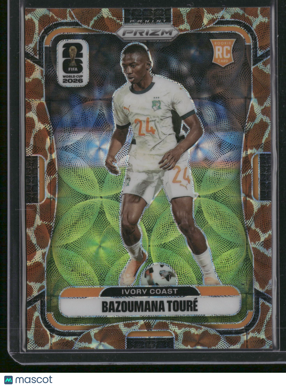 Bazoumana Touré 2026 Panini Prizm FIFA World Cup 2026 Soccer #252 Giraffe SSP RC