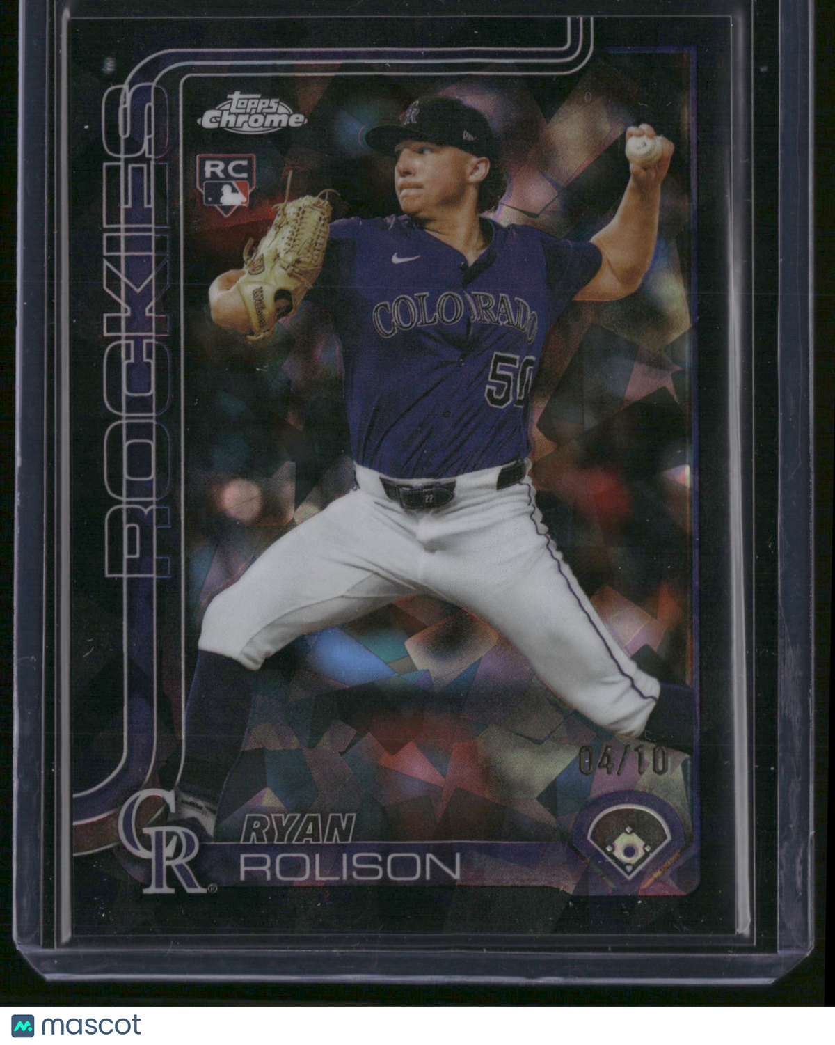 Ryan Rolison 2025 Topps Chrome Update Series #USC123 /10 RC