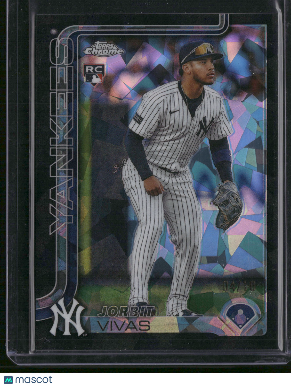 Jorbit Vivas 2025 Topps Chrome Sapphire #USC113 Black /10 RC