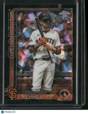 Christian Koss 2025 Topps Chrome Sapphire #USC26 Black /10 RC