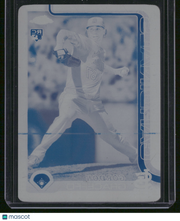 Gordon Graceffo 2025 Topps Chrome #256 Cyan Printing Plate 1/1